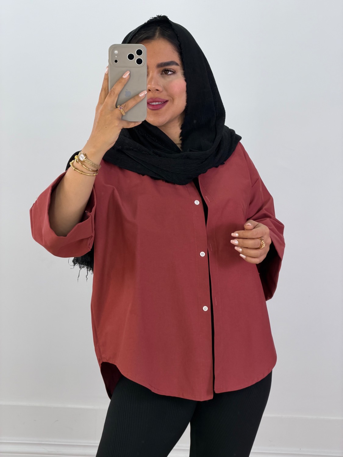 شومیز مانتویی بهاره مدل ۵۷۴۱ - ufn
