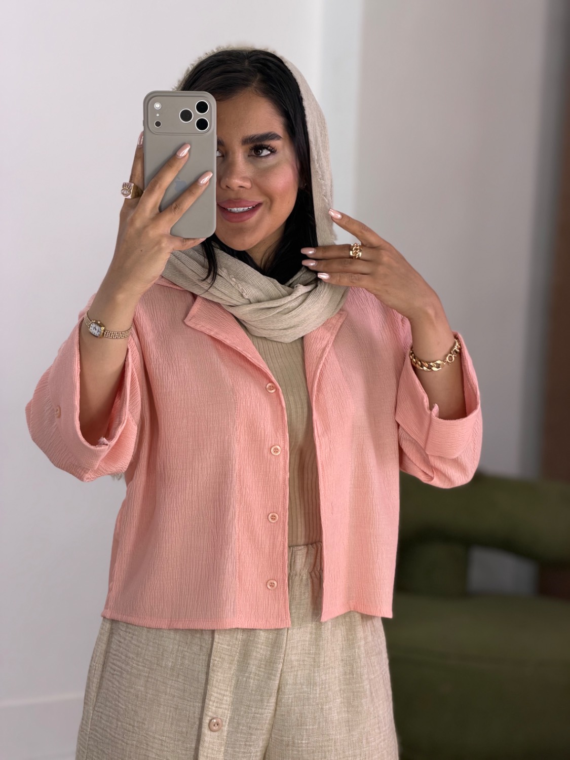 شومیز باکسی بهاره مدل 5765 - 5rd