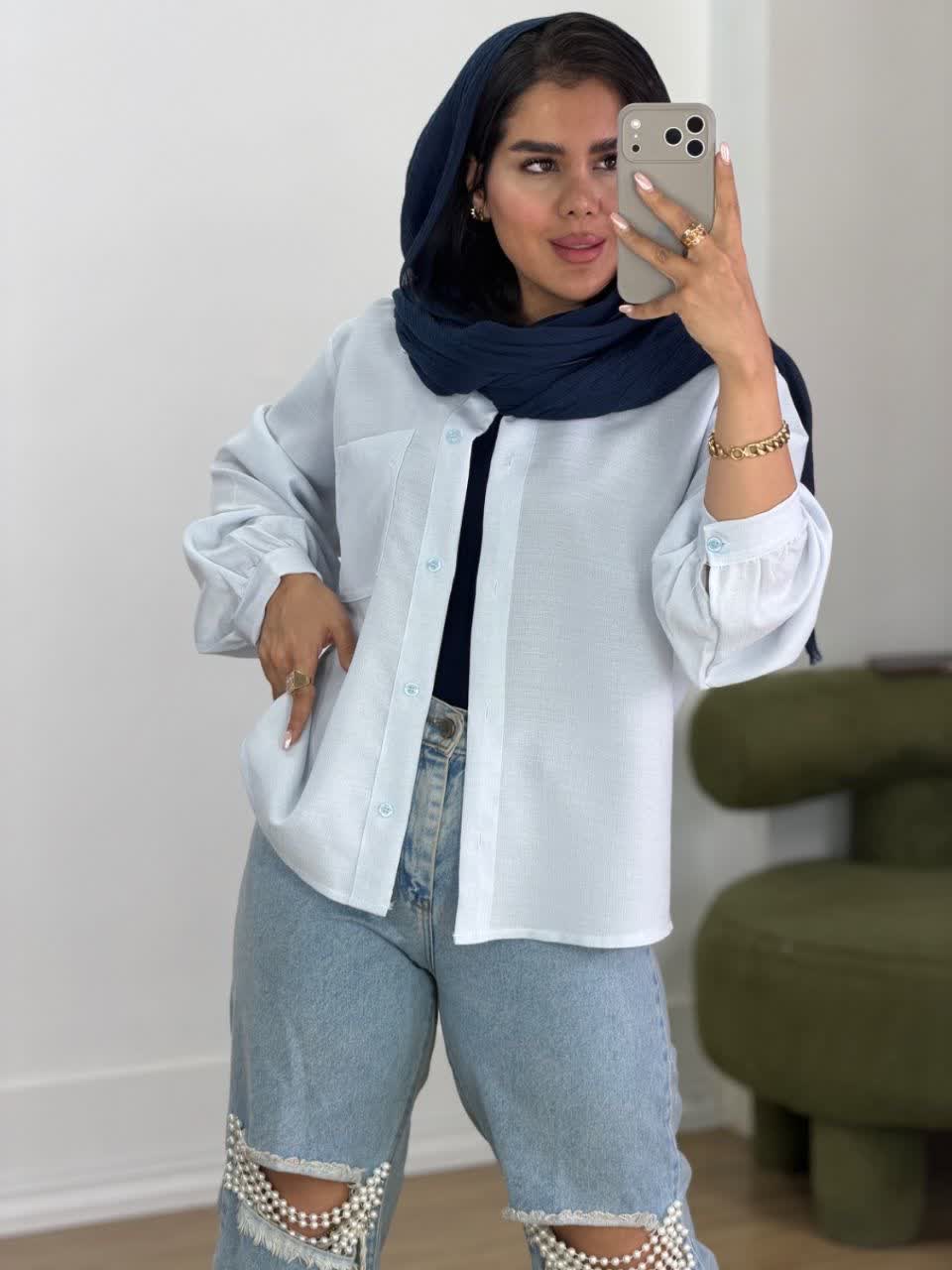 شومیز بهاره مدل 5773 - dyy