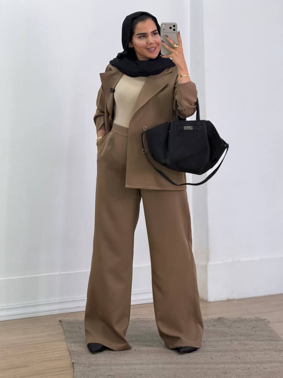 کت و شلوار مزونی مدل 5686 - l97