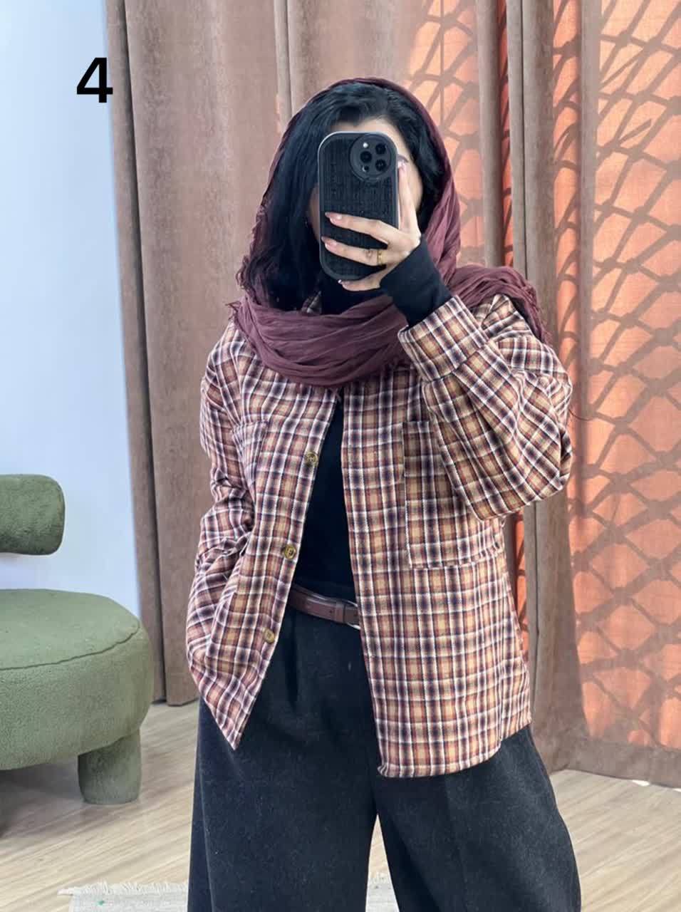 شکت پشمی چهار خونه 5200 - qpz