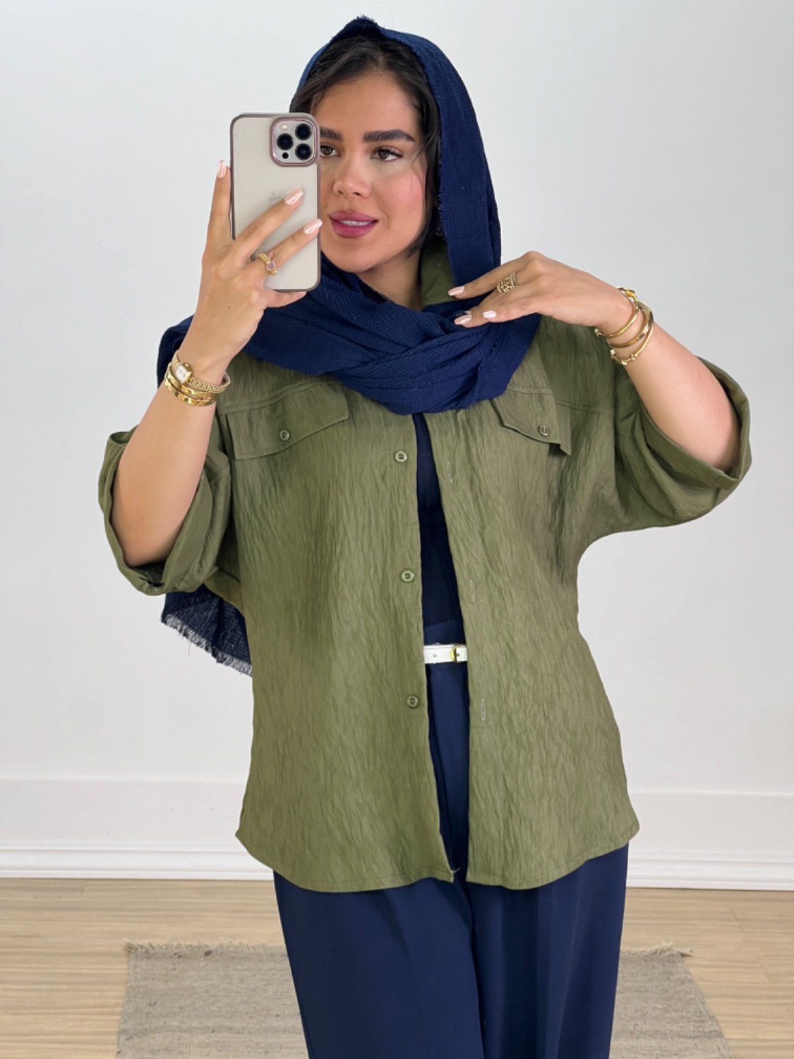 شومیز بهاره مدل ۵۷۱۵ - agx