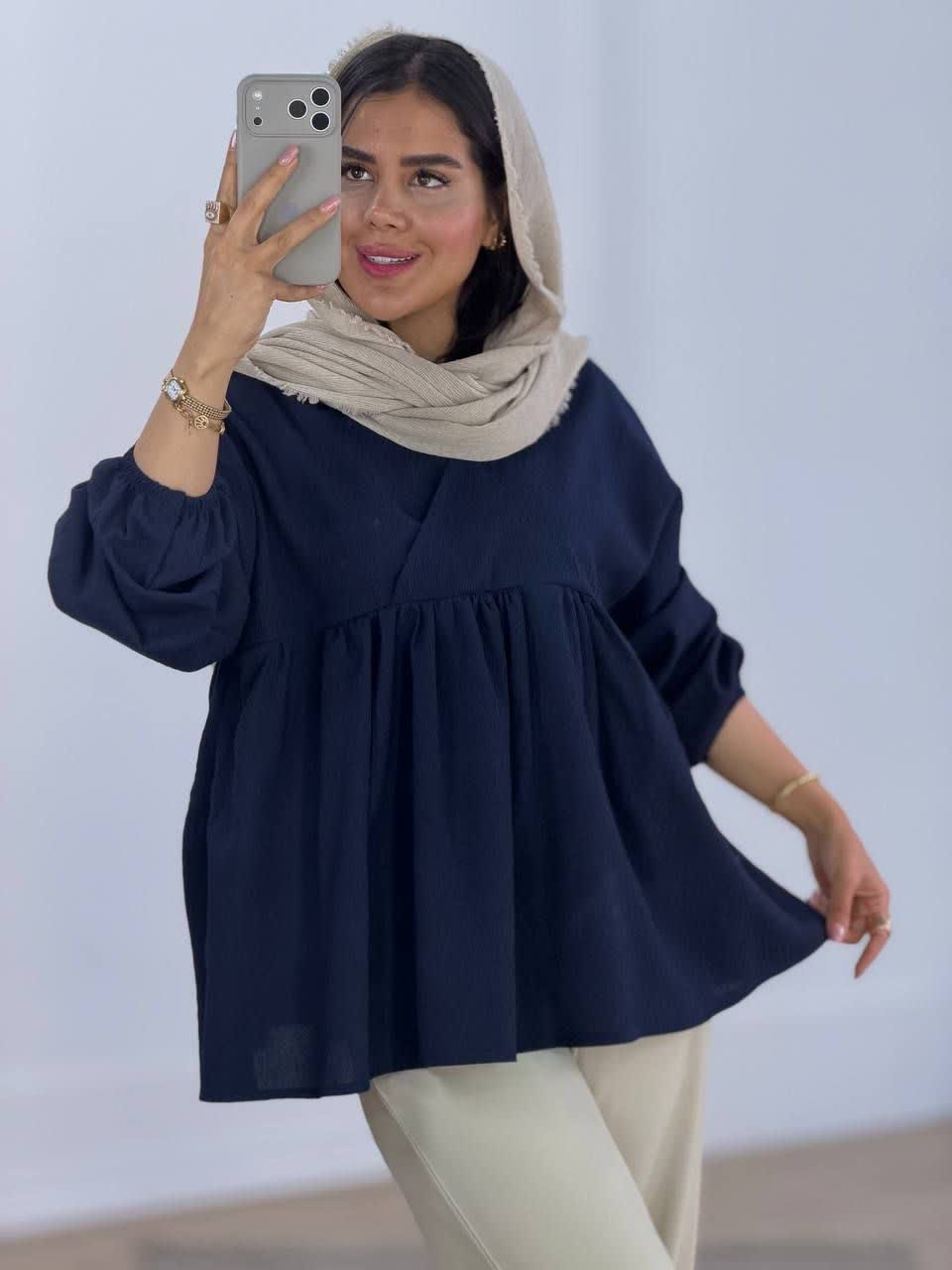 شومیز عروسکی مدل 5940 - 97b