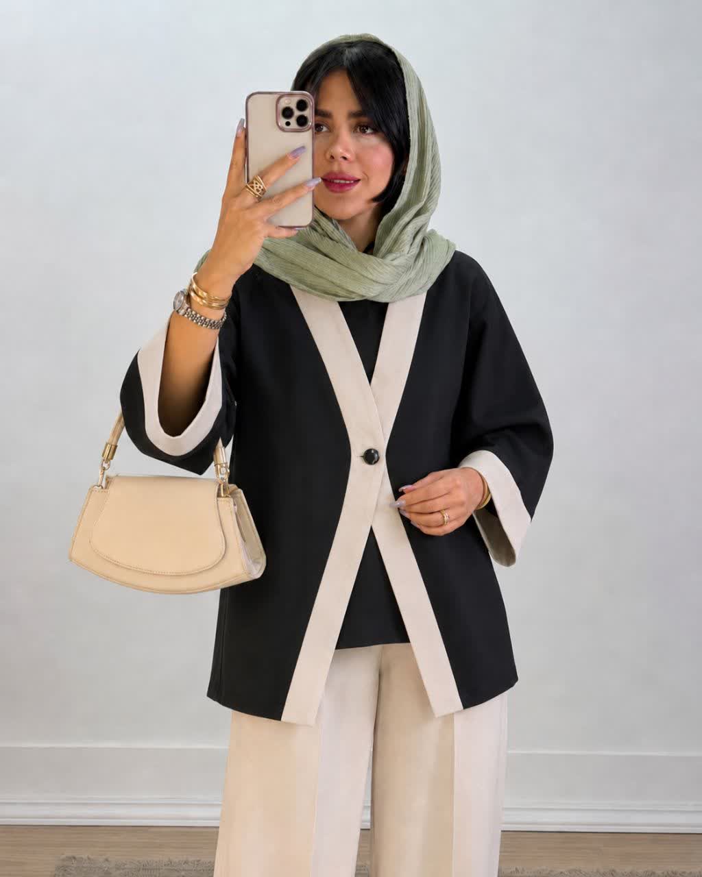 مانتو مزونی مدل 6056 - 27b