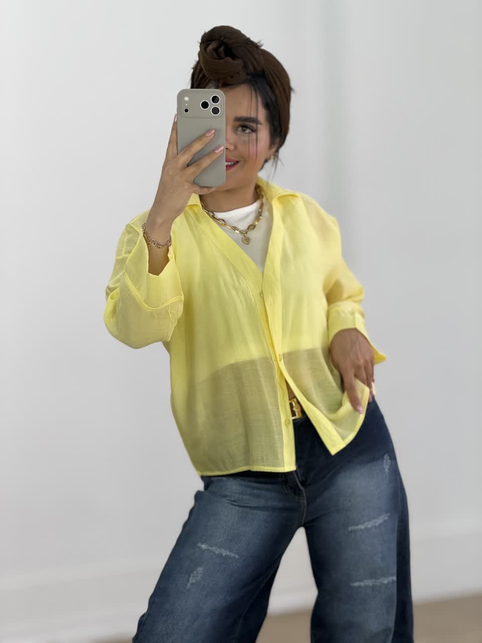 شومیز شیشه ای 5929 - 04i