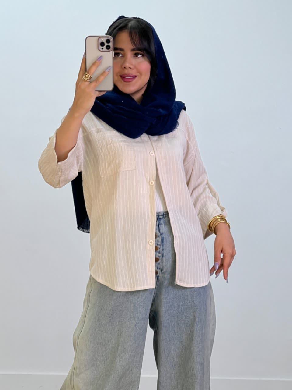 شومیز بهاره مدل 5675 - qcb