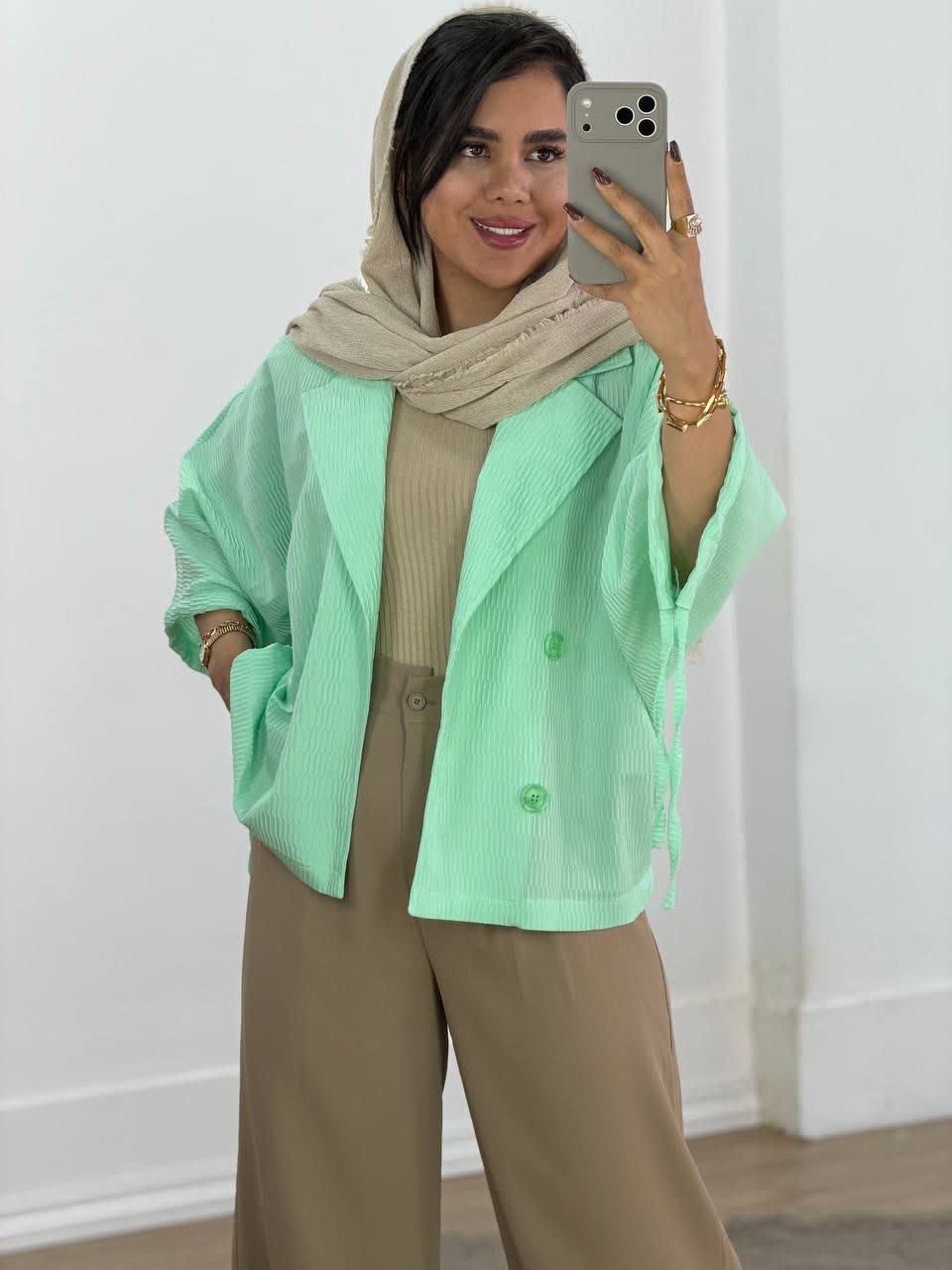 کت پانچ مدل 5894 - j7f