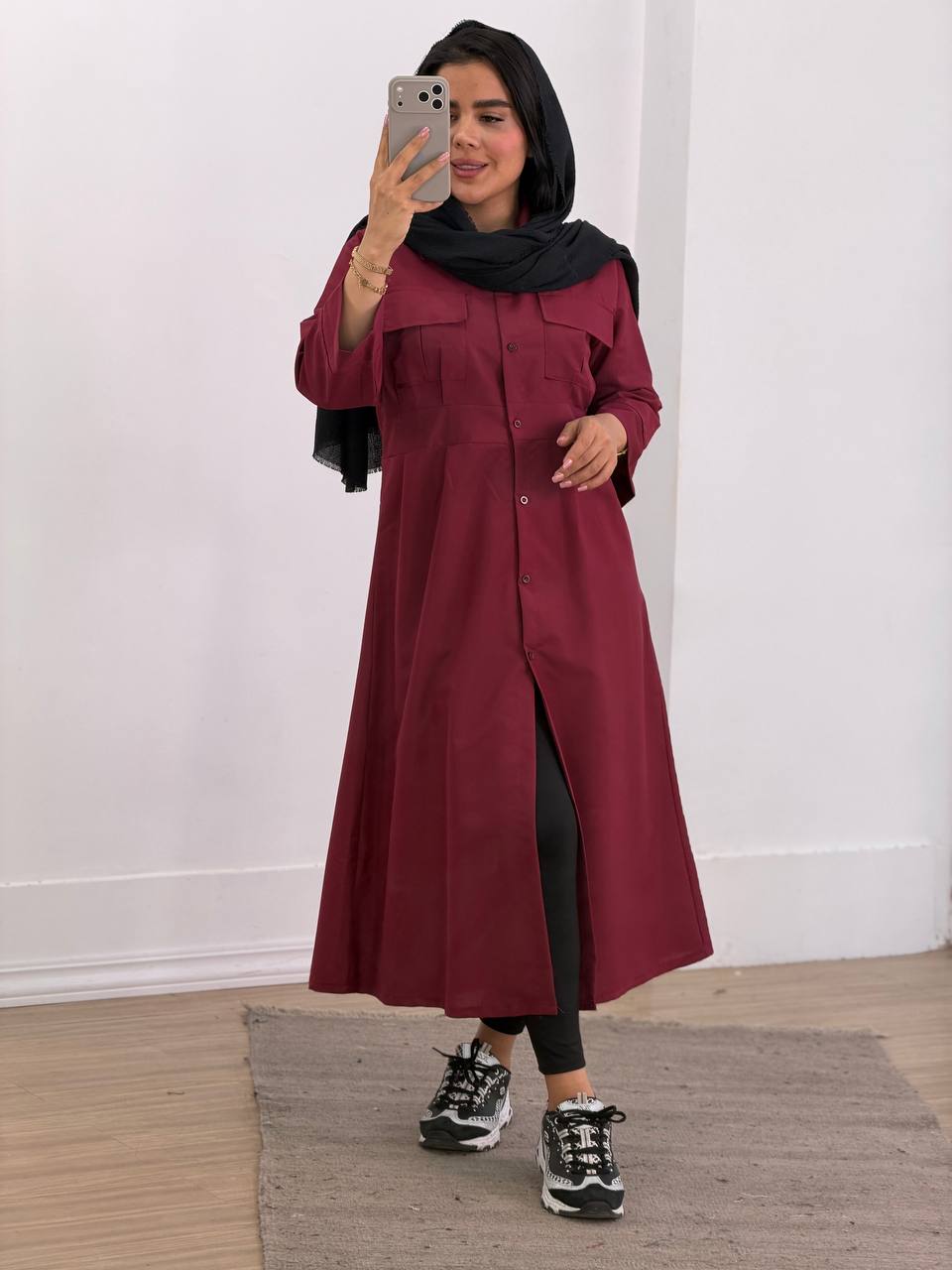مانتو بلند مدل 5921 - kby